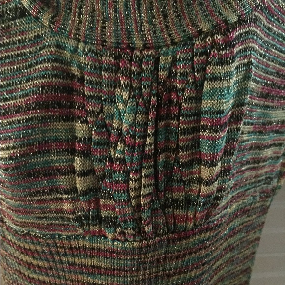 NWT Guess gold/rainbow cocktail dress - Picture 4 of 8